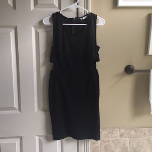 Black dress with cut outs